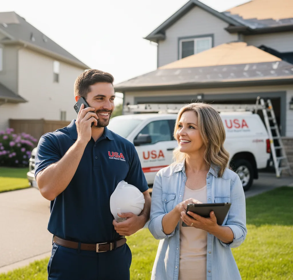 USA Roof Repair Experts customer support in Kenosha